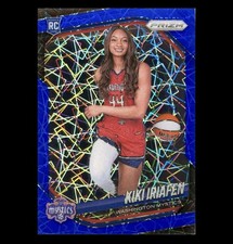2025 Panini Prizm Kiki Iriafen RC Blue Velocity #149 Mystics Rookie