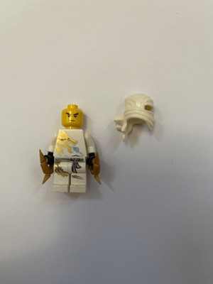 LEGO Ninjago Zane DX Minifigure White Dragon Suit (minor damage