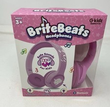 Pink BRITE BEATS Headphones with Bluetooth Safe Sounds for Kids