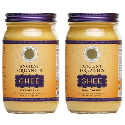 Ancient Organics Ghee Organic Grass Fed Ghee Butter - Gluten Free Ghee Clarif...