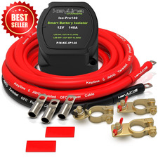 12V 140A Dual Battery Isolator Kit Voltage Sensitive Relay VSR US