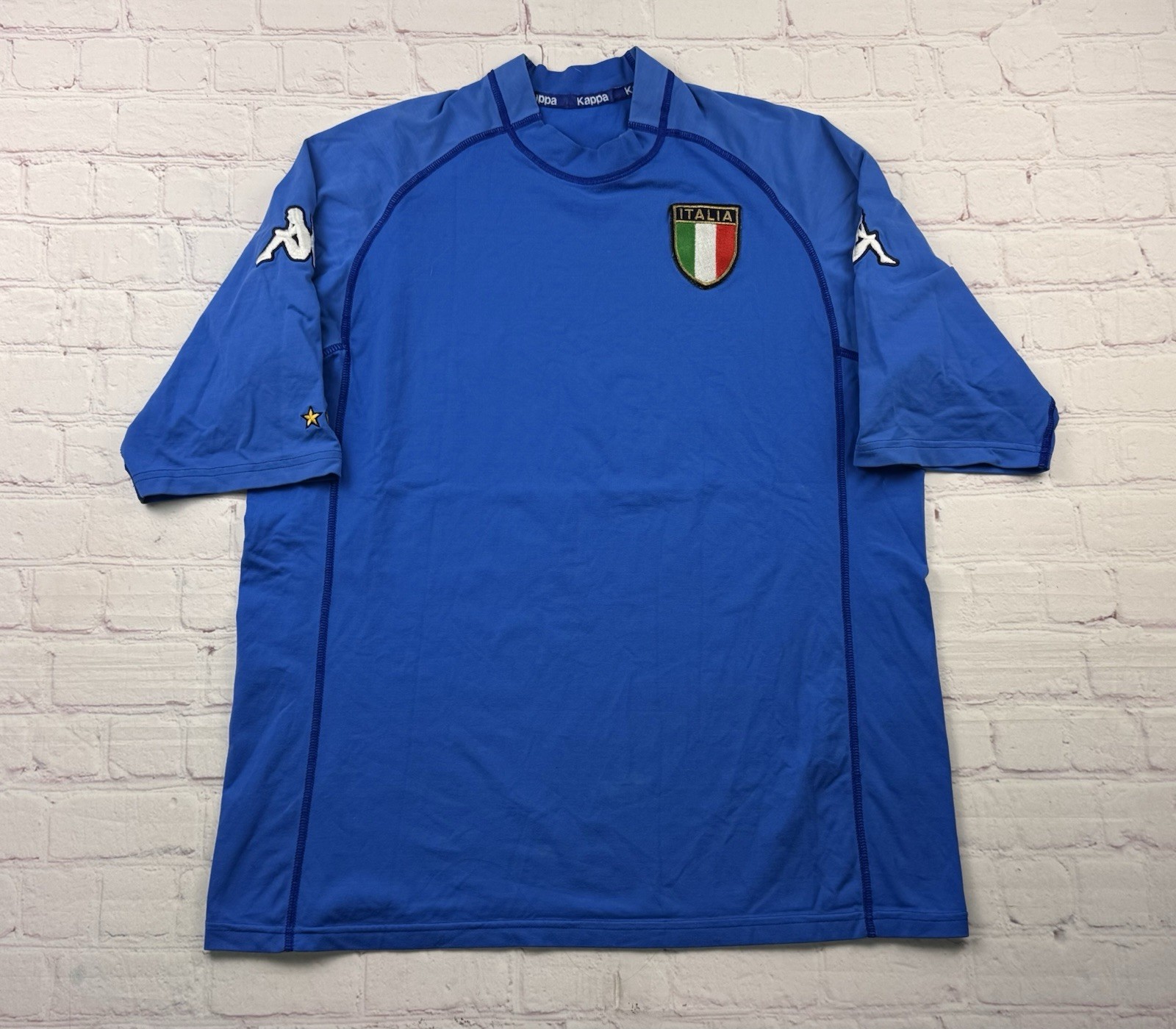 Vintage Italy Kappa Medium 2002 Home Football Shirt Soccer Jersey