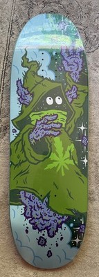 Strangelove Dank Wiz Indica Todd Bratrud Skateboard Deck 420 Nug Heart Stoner