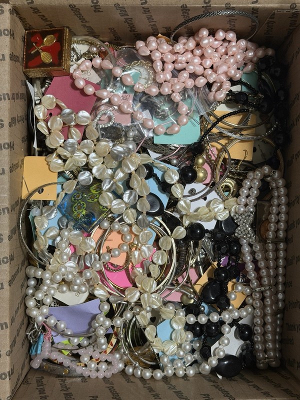 12 LB All Wearable Jewelry Lot Vintage Modern