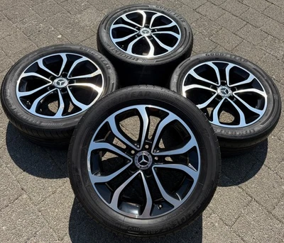 4 ORIGINAL 17" ALUFELGEN FELGEN MERCEDES C-KLASSE W205 A2054010200 7x17 ET48,5 - Bild 1 von 4