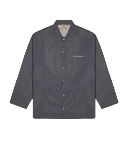 Taglia M Giacca Coach Nuova Con Etichette Fear of God Essentials Nera Riflettente