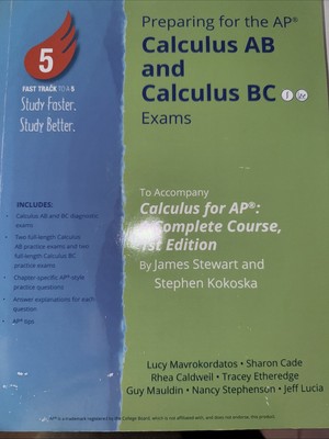Calculus AB and BC Study Book By James Stewart And Stephen Kokoska