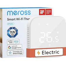 Meross - MTS205 Smart Thermostat for Electric Underfloor Heating WiFi white
