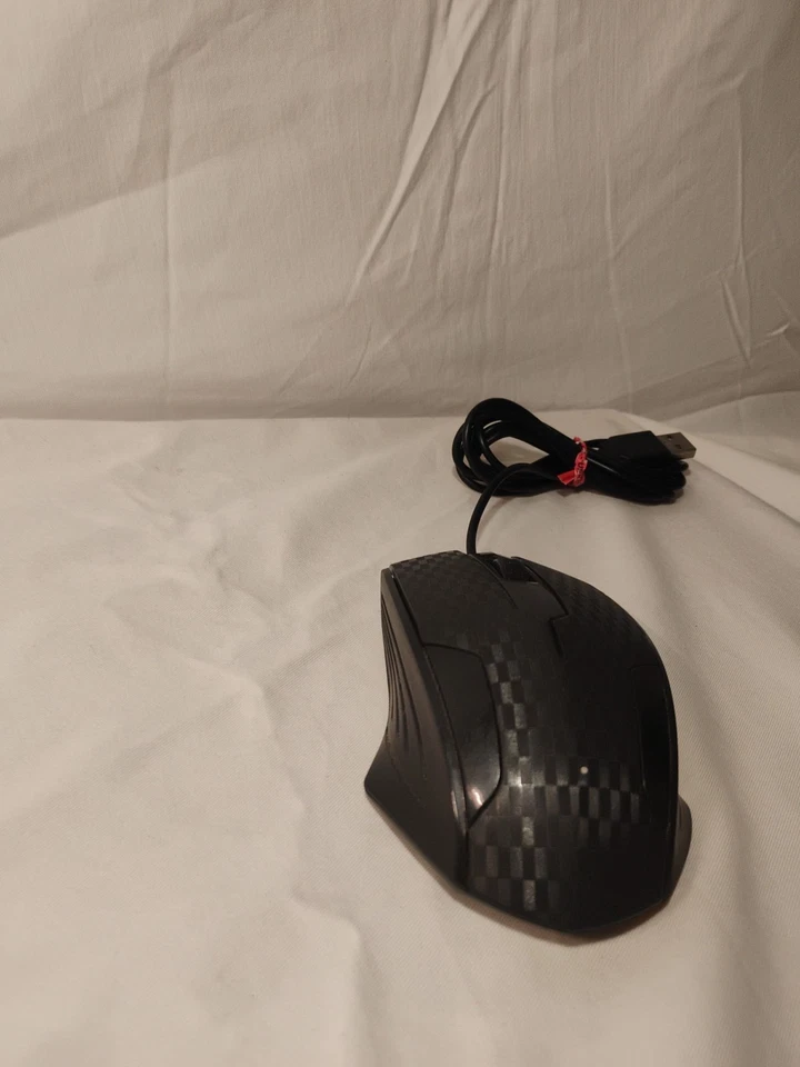 iMicro MO-159U Wired USB Optical Ergonomic Scrolling Computer Mouse Works! - Image 4 of 4