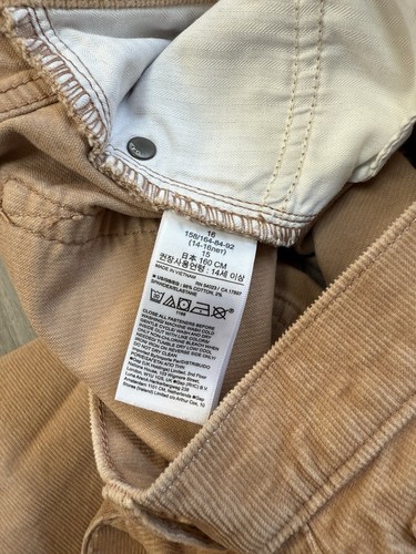 Girl’s Gap Khaki Corduroy Low Rise Boot Pants Size 16 - Picture 6 of 7