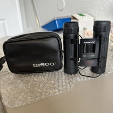TASCO 10x25 Binoculars 168RB Compact Fully Coated Optics with Case