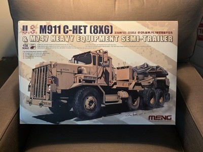1/35 MENG M911 C-HET (8x6) & M747 Heavy Eqpt Semi-Trailer