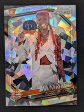2025 Panini Prizm WNBA - Saniya Rivers #150 - Ice Prizm Connecticut Sun