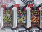 Lot 3 Boosters blister Pokémon Flammes Obsidiennes Écarlate & Violet EV03 FR
