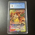 Pokémon Charizard & Braixen GX 2019 Cosmic Eclipse 22/236 Holo CGC 9