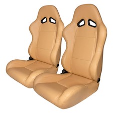 Racing Seat Cpa1001 Series Reclining Steel Tubular Frame Racing Seats Maple Tan