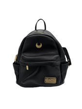 Sailor Moon Luna Black Pebbled Leather Mini Backpack Lots Of Pockets Hot Topic