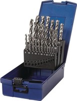 Tecwerk Spiralbohrersatz Din 338 Typn Z3 D.1-13X0,5Mm Hss-Co5 25-Tlg.Ku.-Kass.