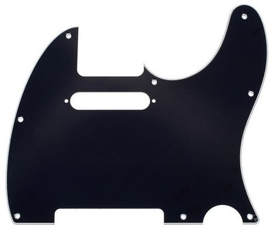 PICKGUARD TELECASTER 3-FACH / 8-LOCH NEU SCHWARZ / BLACK