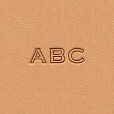 Leder prägen Buchstaben Stempel Alphabet Set...