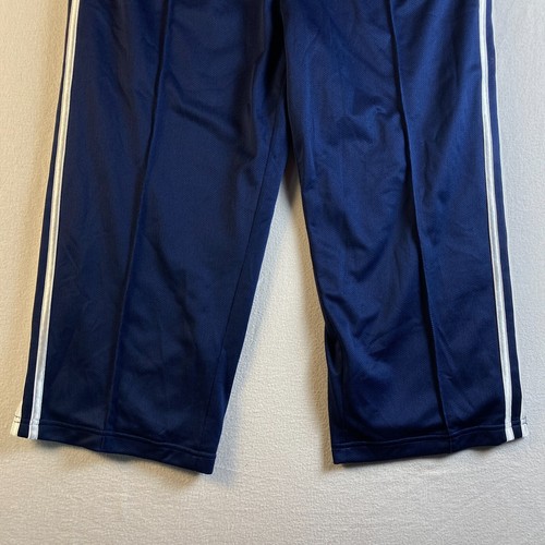 Pantalones de chándal Adidas para hombre extra grandes azules Y2K holgados entrenamiento fútbol jogger - Imagen 4 de 10