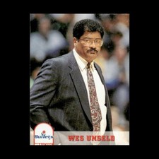 Wes Unseld 1993-94 Hoops Washington Bullets #256 R331K 46