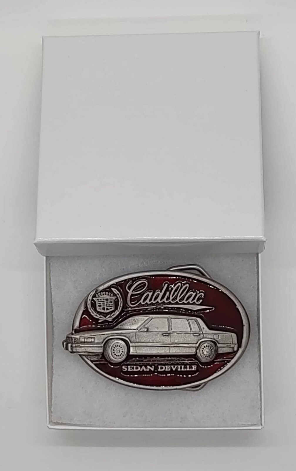 Vintage Cadillac DeVille Belt Buckle Gem