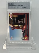 2024 Topps Now Charles Leclerc F1 Victory TCC Graded Gem Mint