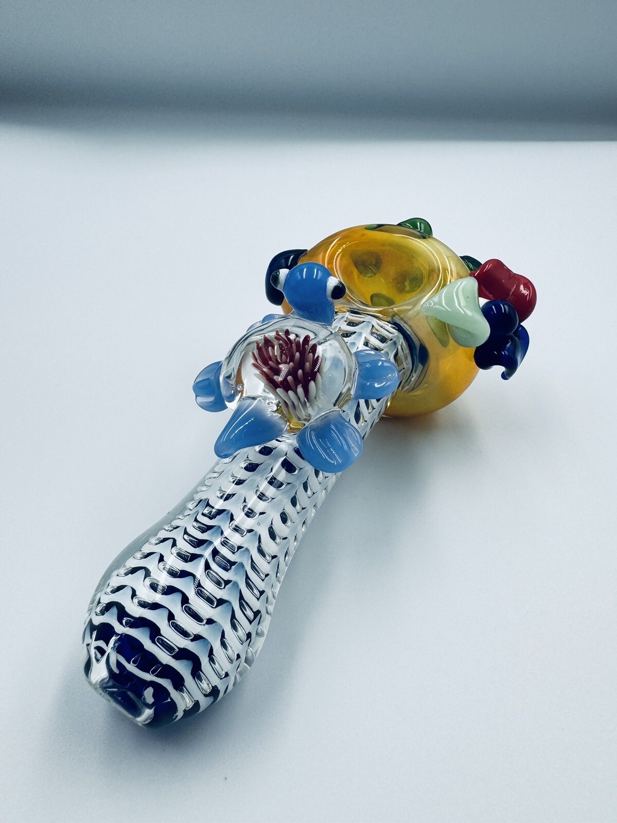 6” HAMMER TURTLE PIPE COLLECTIBLE TOBACCO GLASS SMOKING HERB BOWL HAND PIPES