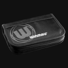 WINMAU DARTS URBAN X BLACK DART CASE Holds 3 Sets of Darts