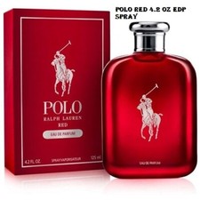 Polo Red by Ralph Lauren 4.2 oz /125 ml Eau de Parfum EDP Spray, NEW, SEALED