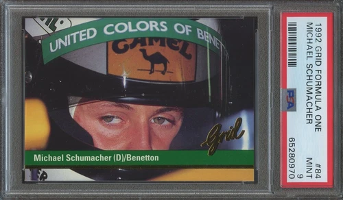 1992 Grid Formula 1 MICHAEL SCHUMACHER #84 RC PSA 9 Mint Benetton QTY