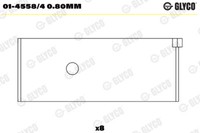 Glyco Pleuellager FüR Peugeot 404 504 A_ M_ 1.8 2.0 551A Fiat Ducato