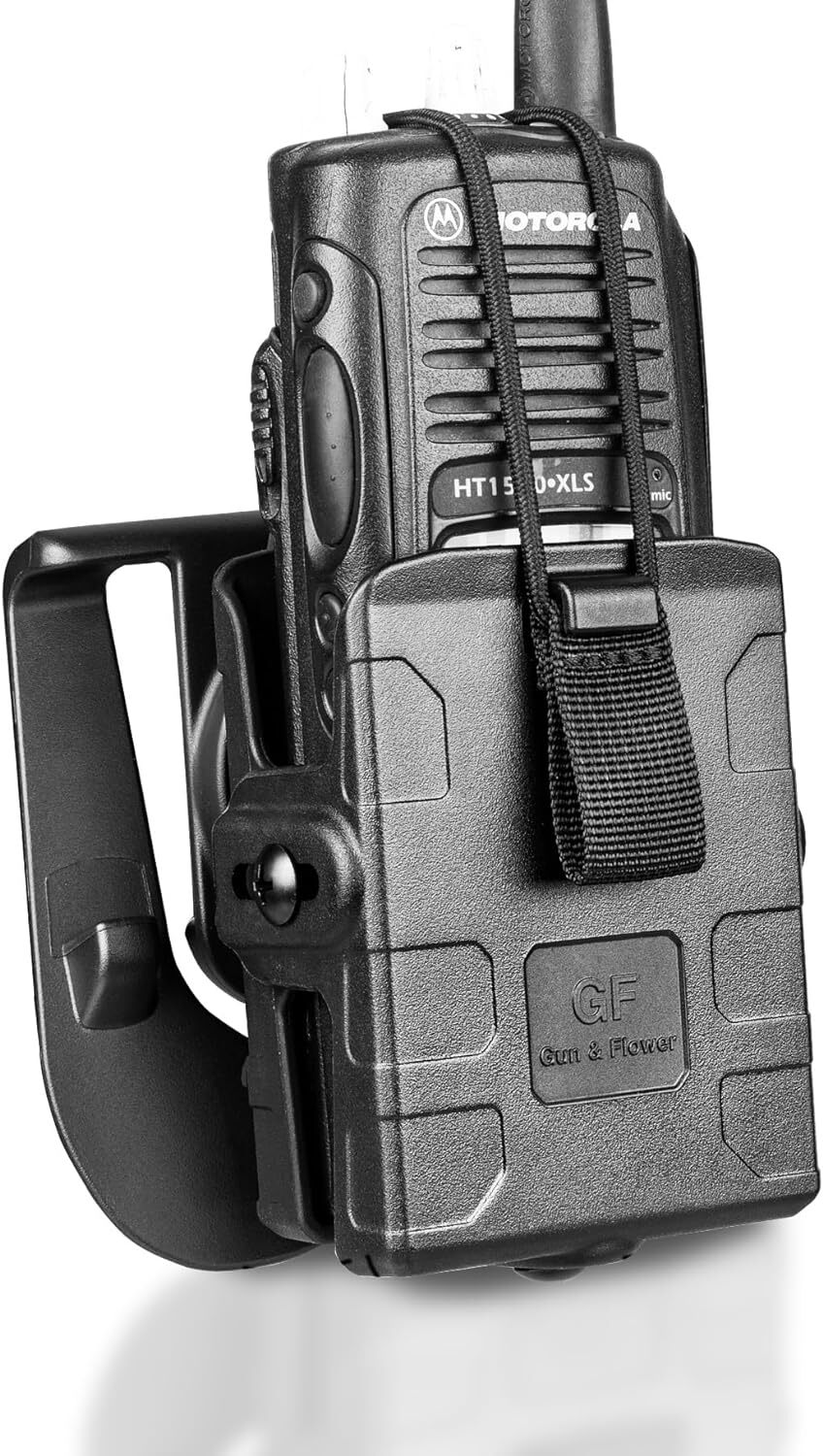Tactical Radio Holster for Two-Way Walkie Talkies, Radio Pouch for Motorola