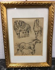 Bozzetto Originale Di Giulio Falzoni