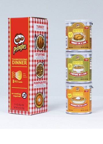 Rare 2018 Pringles Thanksgiving In A Can Chips Turkey, Stuffing, Pumpkin  Pie | Ebay