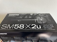 Shure Sm58+x2u Usb Digital Bundle (slightly Used)