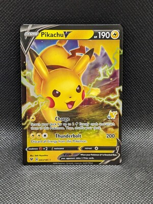 Pikachu V トレーディングカード Pikachu V 104/100 Amazing Volt Tackle s4 Holo SR Full Art Pokemon