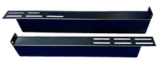 NAVEPOINT XOOO9IGU8P, 1U Adjustable Rack Mount Server Shelf Rails-Black-OPEN BOX