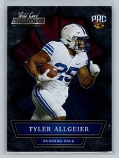 2021 Wild Card Tyler Allgeier ROOKIE CARD #ANBC-89 - Atlanta Falcons. rookie card picture