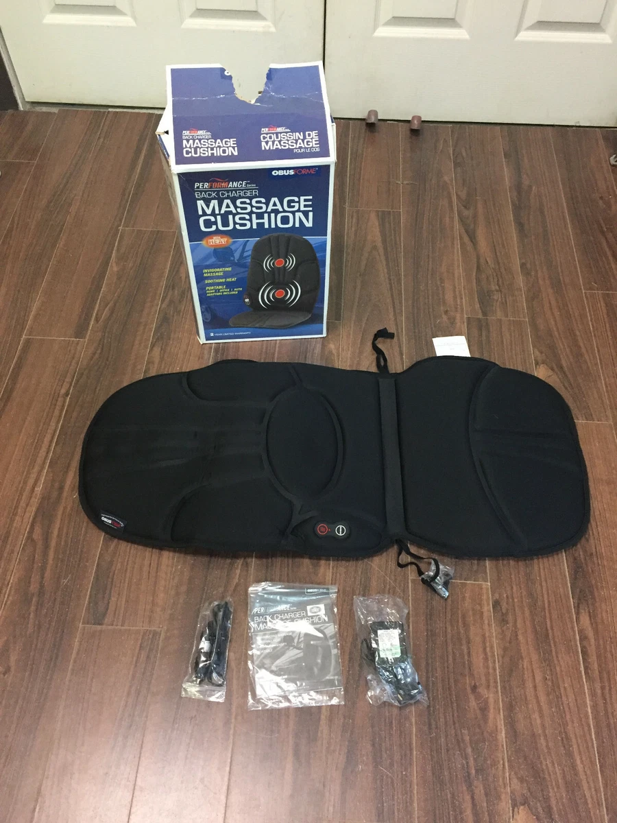 ObusForme Massage and Heat Home Office Auto Seat Cushion