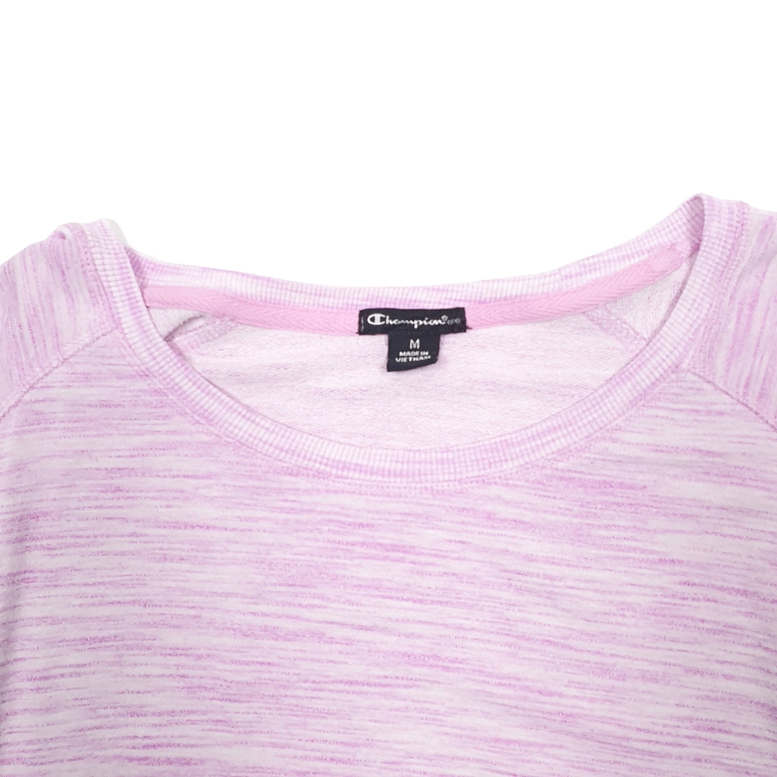 CHAMPION Pink T Shirt Tee Long Sleeve Cotton  &  Polyester Womens M image 3