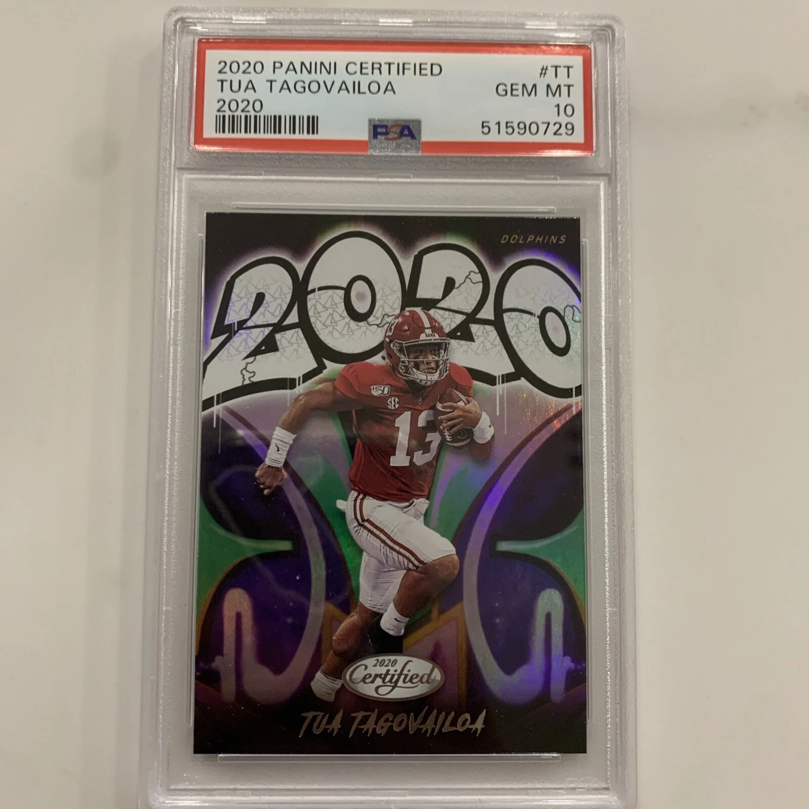Tua Tagovailoa Panini Certified 2020 #TT Base