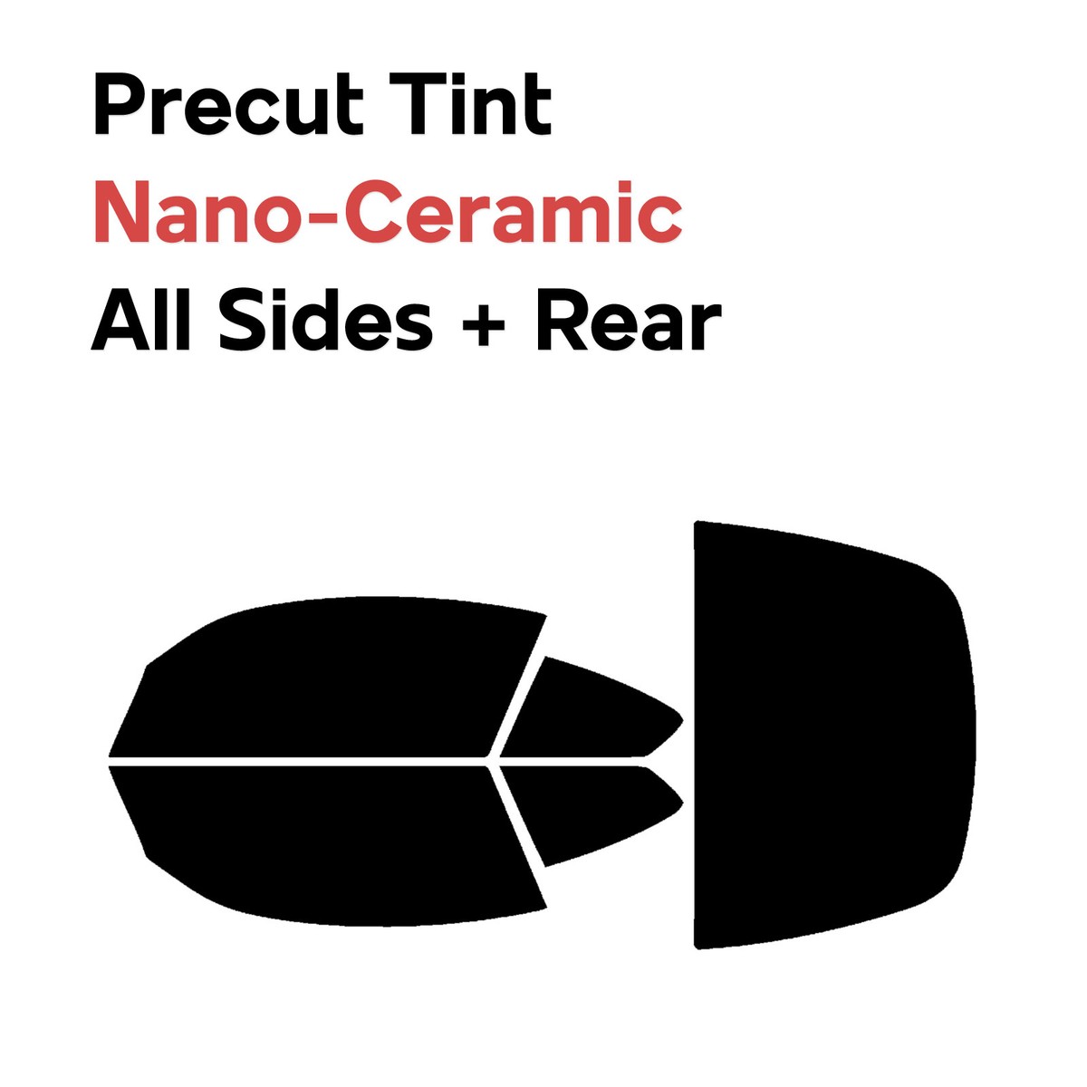 Chevy Malibu 2008-2012 PreCut Window Film Any Tint Shade Mix