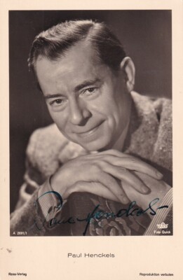 Paul Henckels - Ross Nr. A 2691/1 - original signiert