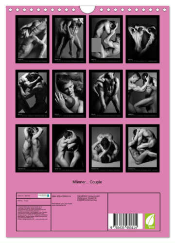 Männer... Couple (Wandkalender 2025 DIN A4 hoch), CALVENDO Monatskalender - Bild 2 von 9