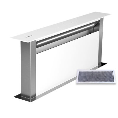 Klarstein Royal Flush Eco Dunstabzugshaube Umlufthaube Versenkbar Touch EEK A++