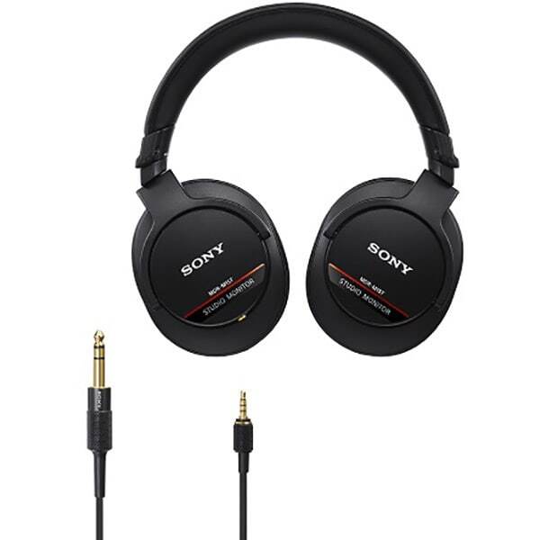 MDR-M1ST SONY Studio Monitor Headphone Black Hi-Res closed over