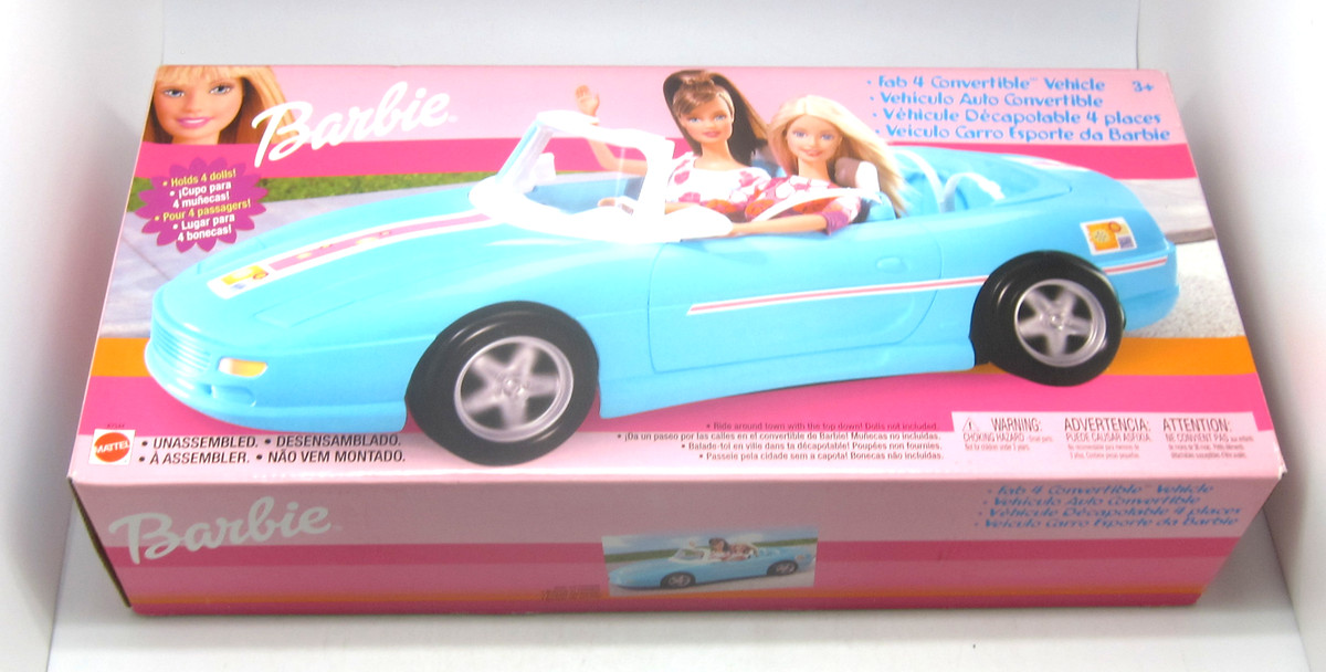 Barbie Fun for 4 Vehicle Convertible Car Cruiser Mattel B6 for sale online