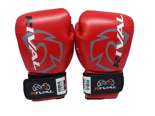 Rival RS80V Impulse Sparring Gloves Red 16 oz Boxing Training
